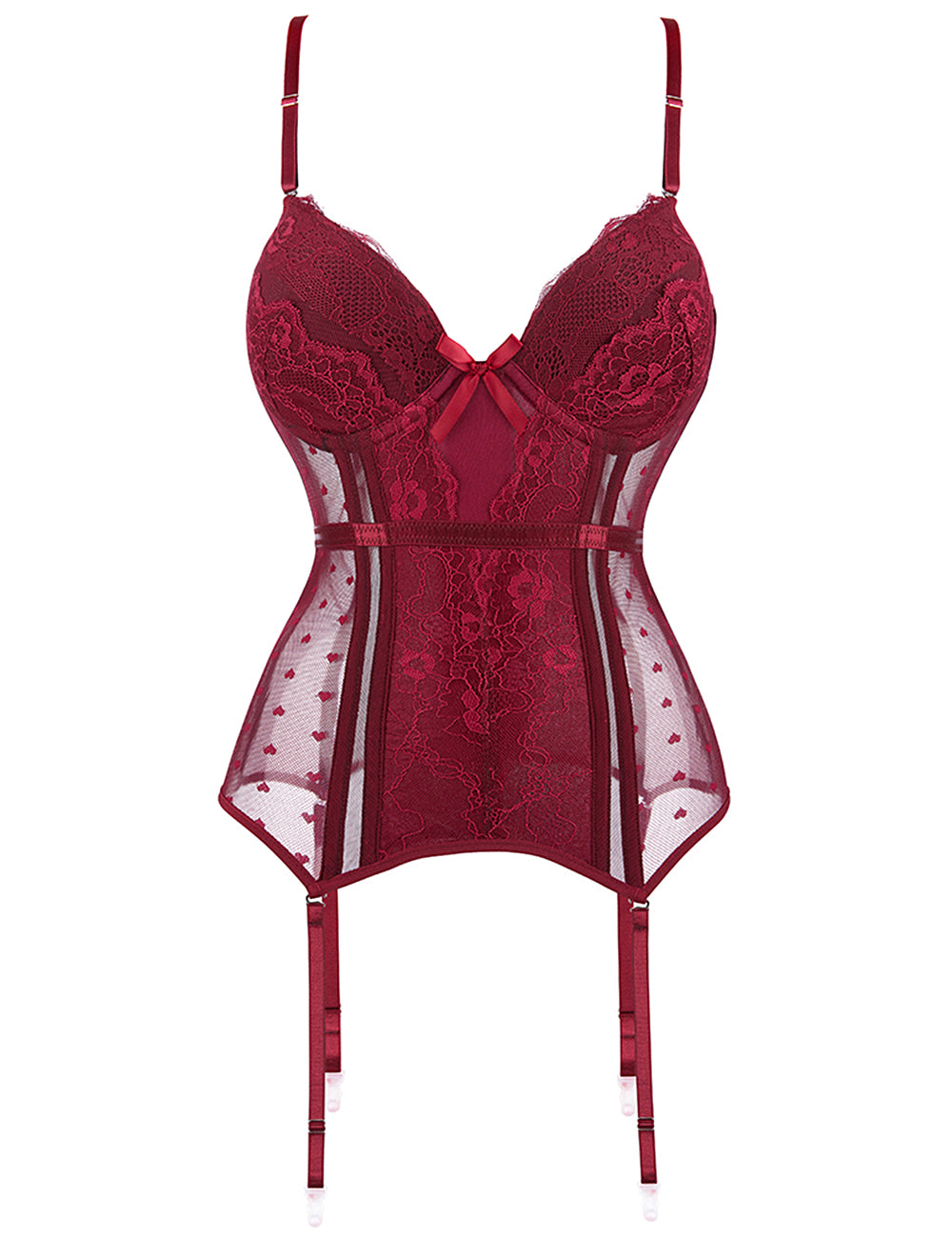Deluxe Satin Lace Stitching Corsets 3 Colours