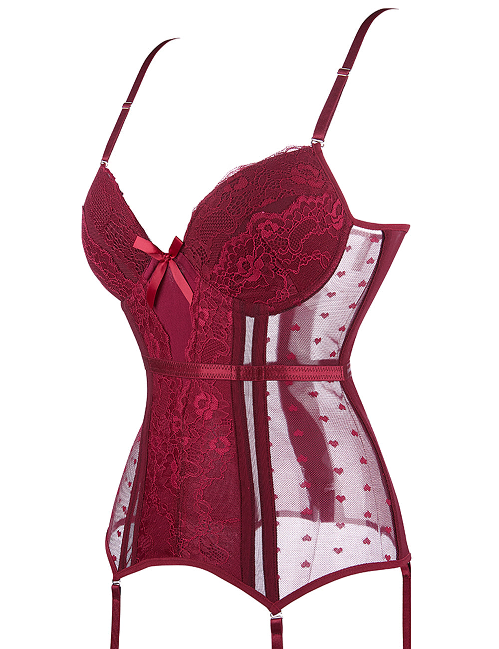 Deluxe Satin Lace Stitching Corsets 3 Colours