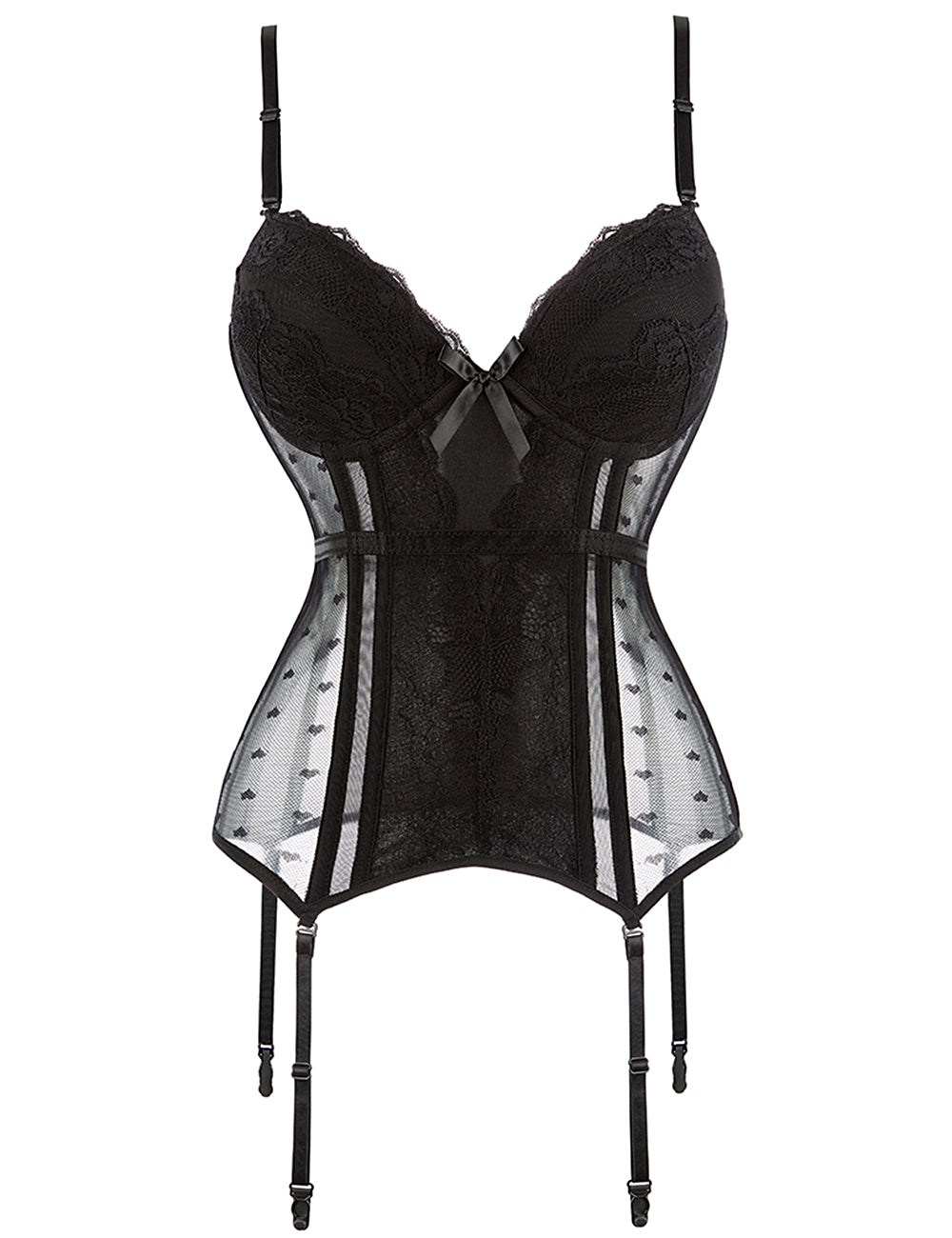 Deluxe Satin Lace Stitching Corsets 3 Colours