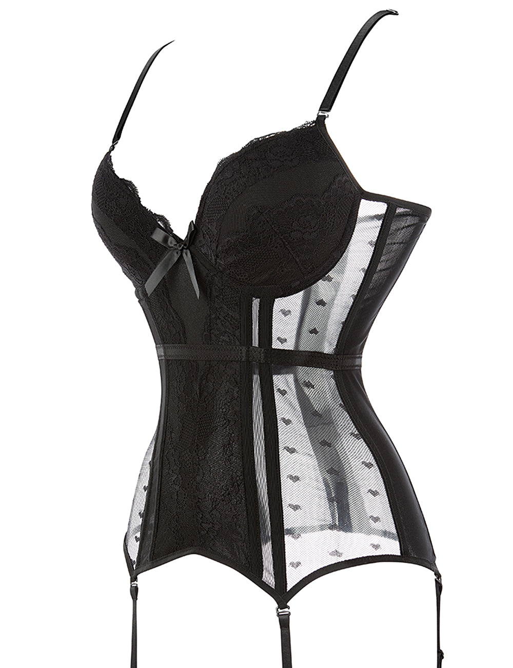 Deluxe Satin Lace Stitching Corsets 3 Colours