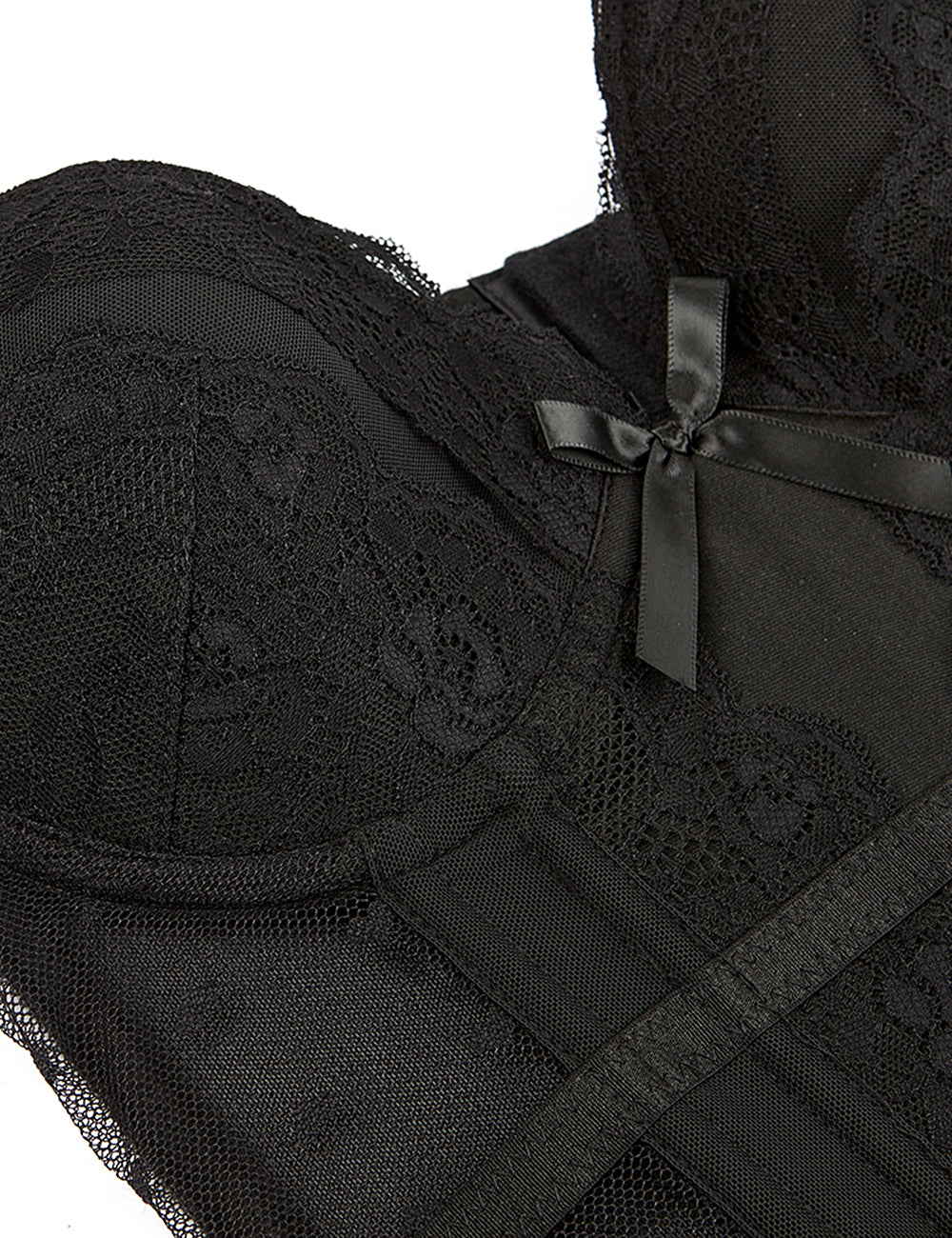 Deluxe Satin Lace Stitching Corsets 3 Colours