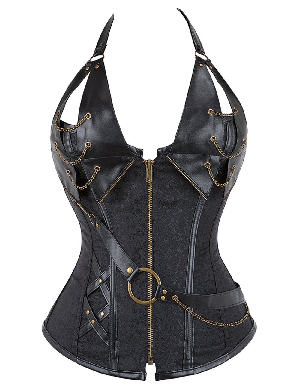 Black Soft Steel Bones Corset