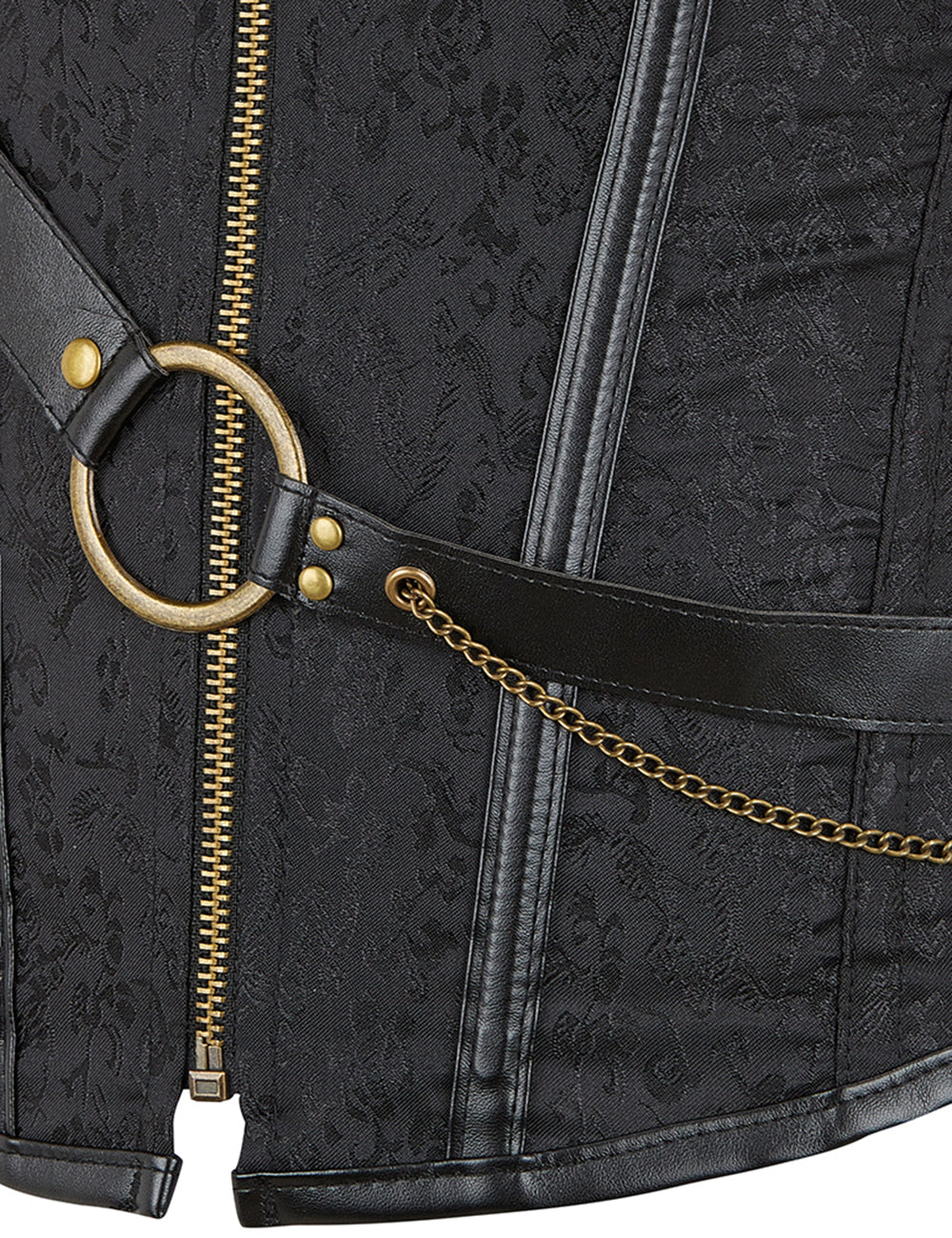 Black Soft Steel Bones Corset