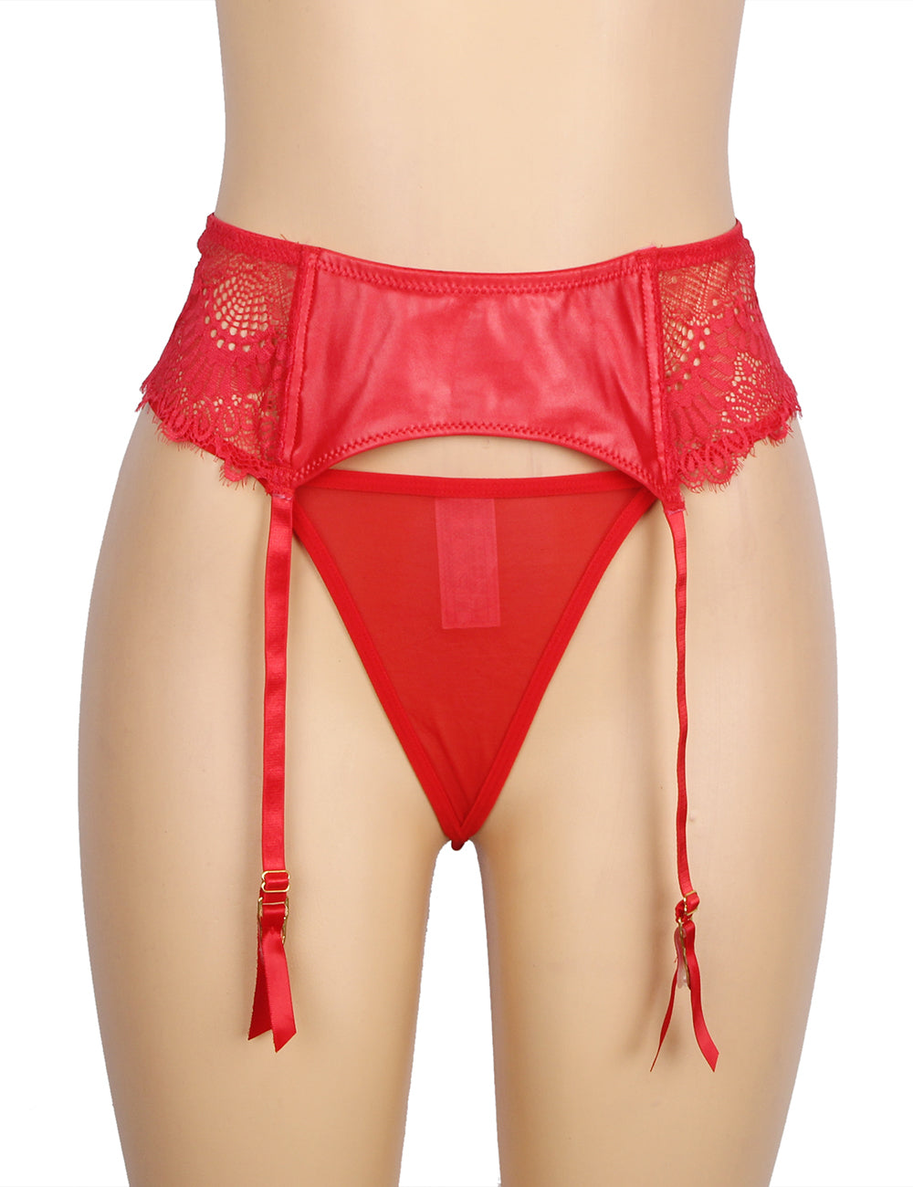 Sexy Stretch High Waist Garter Belt Panty 2