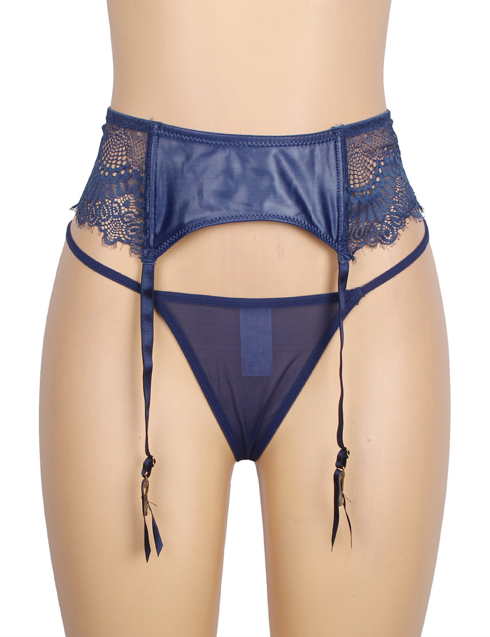 Sexy Stretch High Waist Garter Belt Panty 3