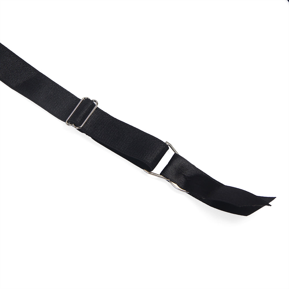 High Waist Metal Button Garter Belt Panty A