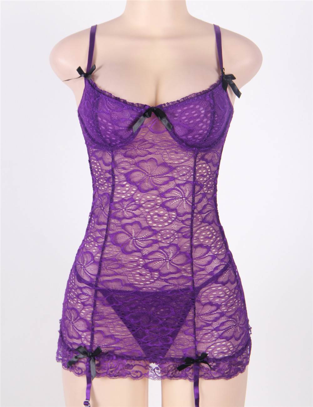 Lace Garter Slip Lingerie 10 Plus size