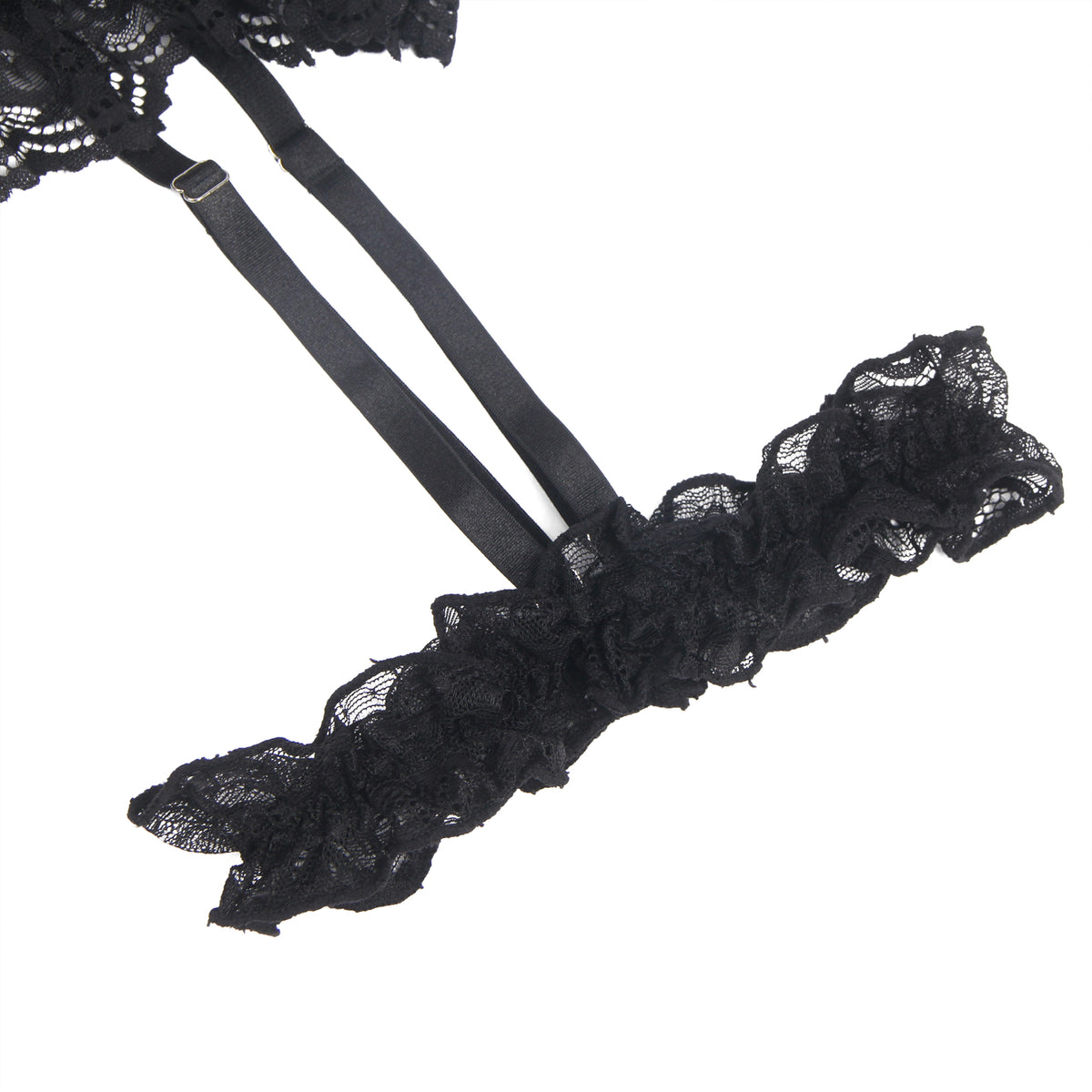 Sexy Slim Lace Garter Leg Ring Teddy