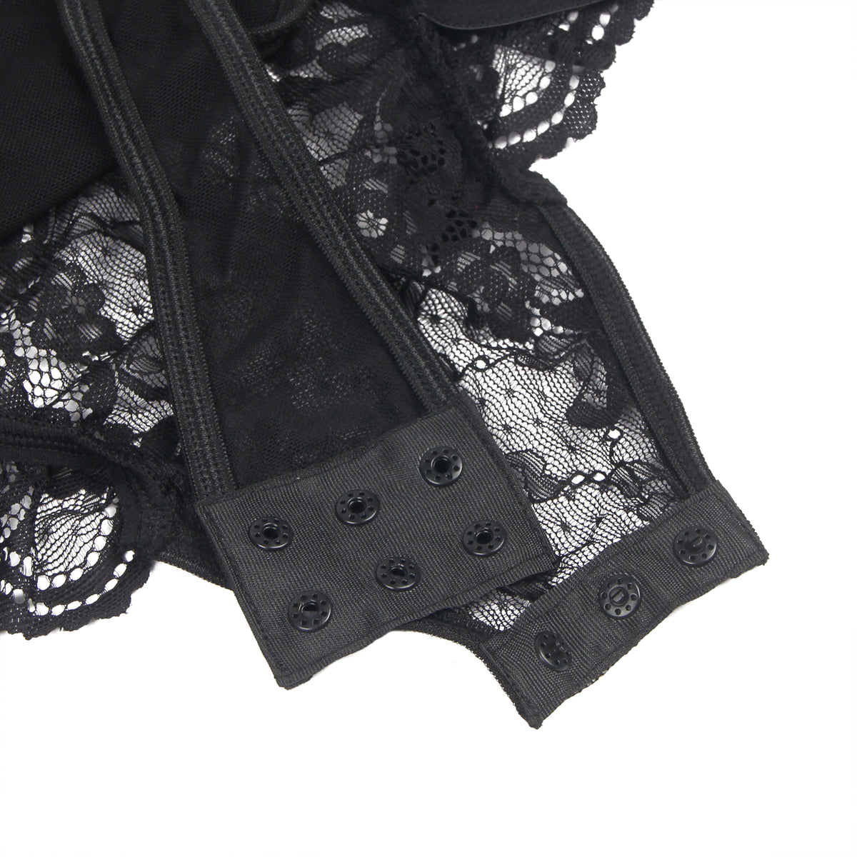 Sexy Slim Lace Garter Leg Ring Teddy