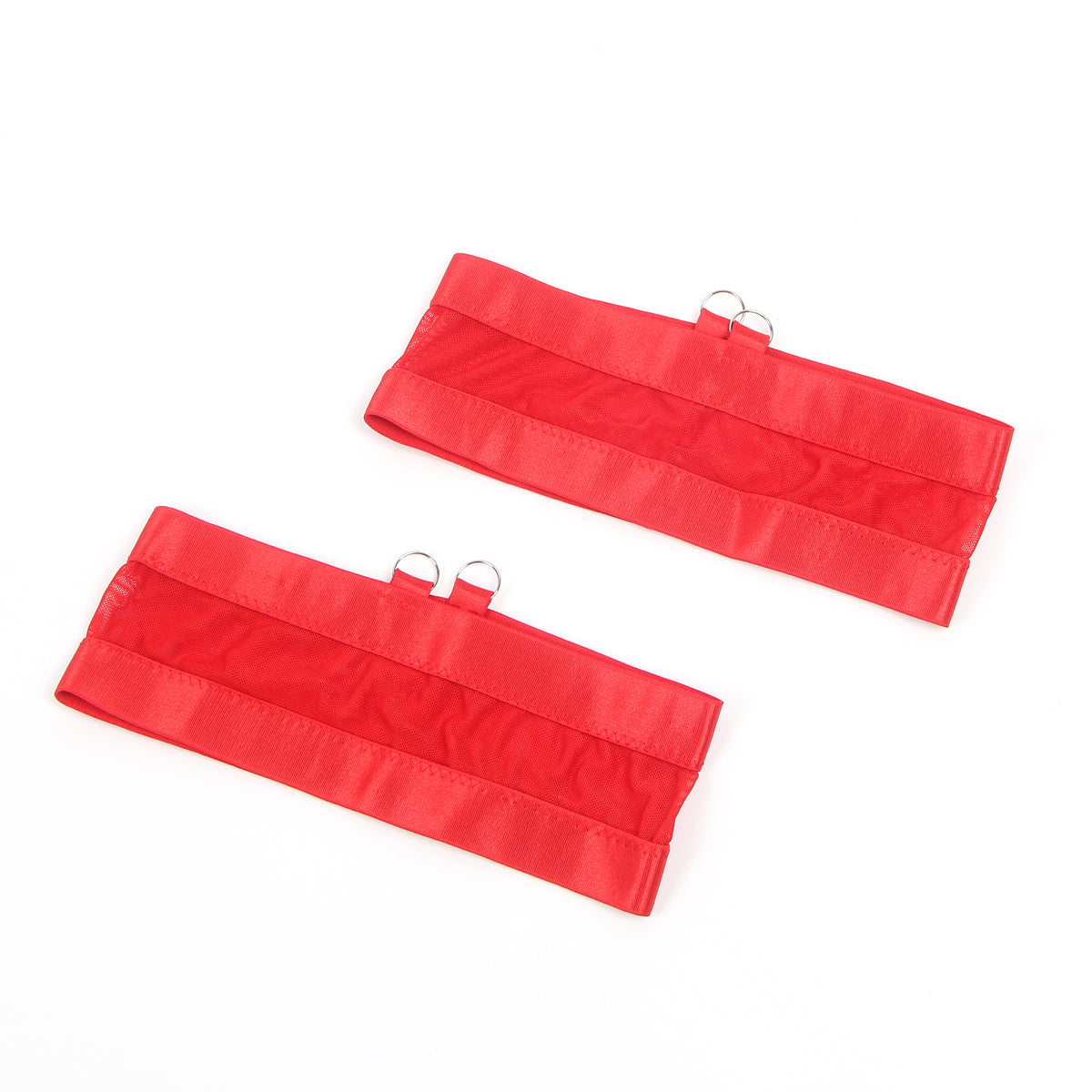 Red Bondage Garter Belt Bra Set Plus Size