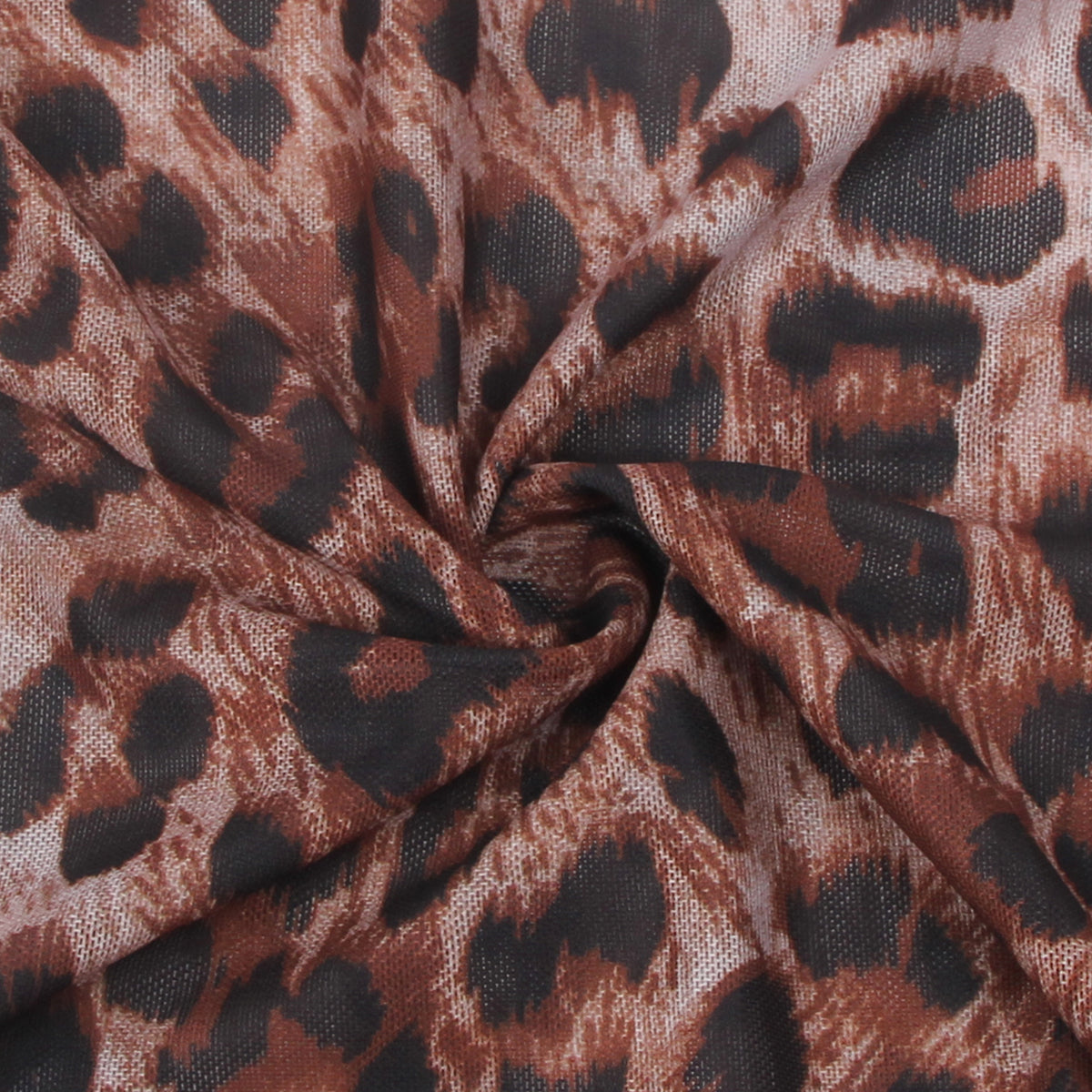Leopard Print Mesh Lace Side Slit Sexy Lingerie & Chains