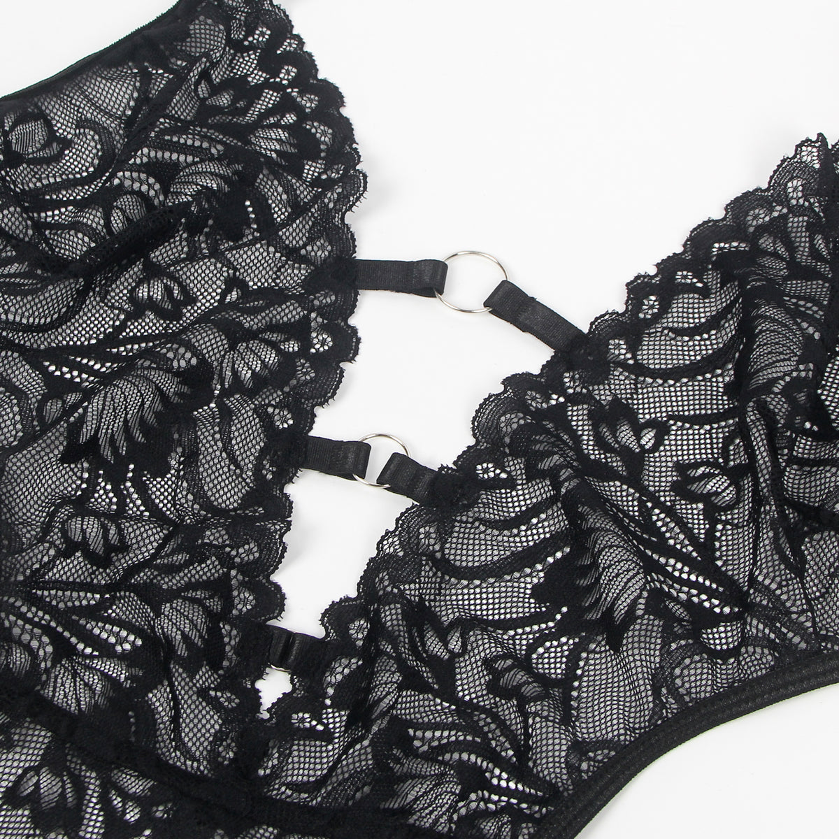 Black Sexy Lace Garter Lingerie