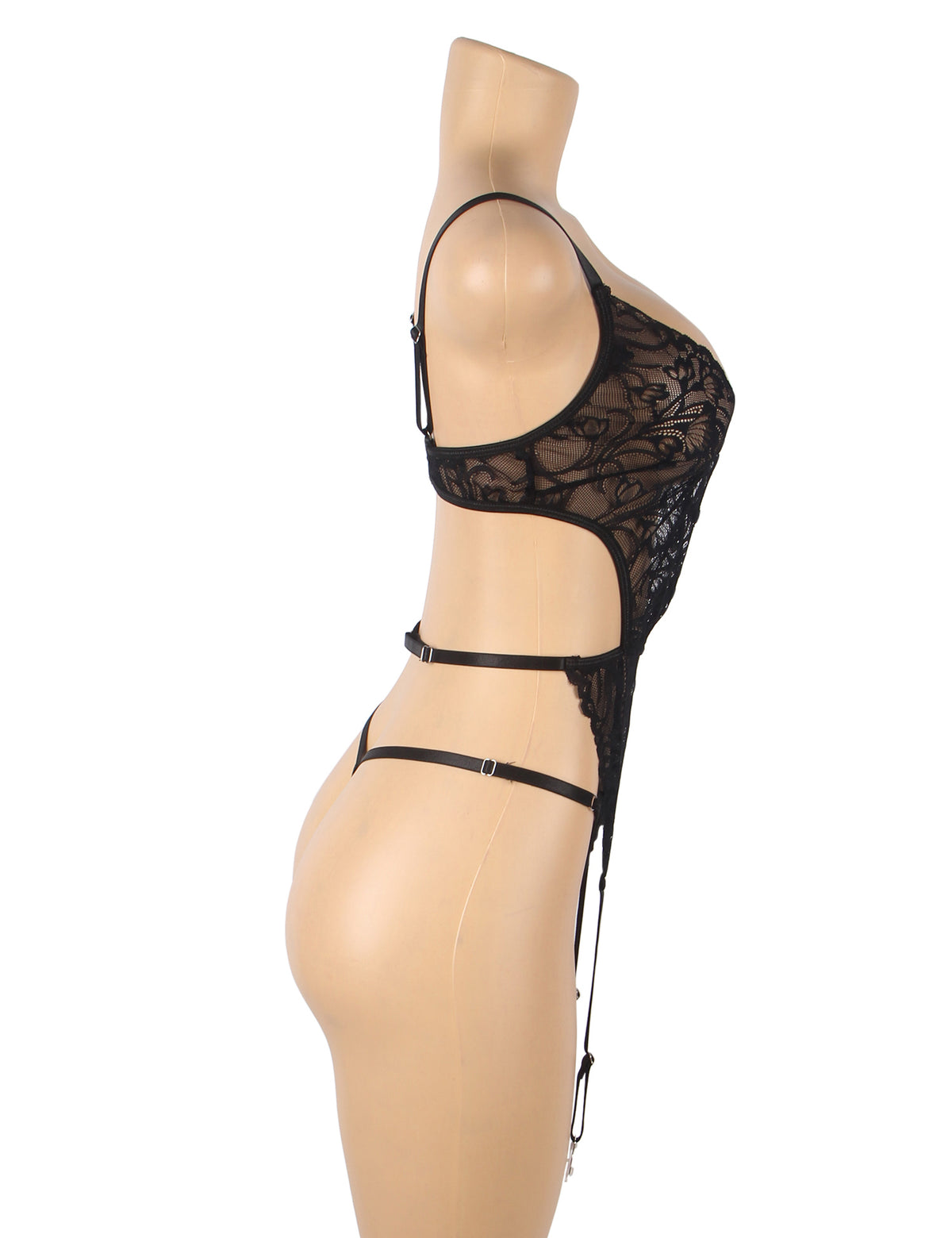 Black Sexy Lace Garter Lingerie
