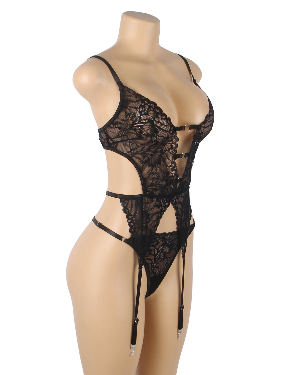 Black Sexy Lace Garter Lingerie