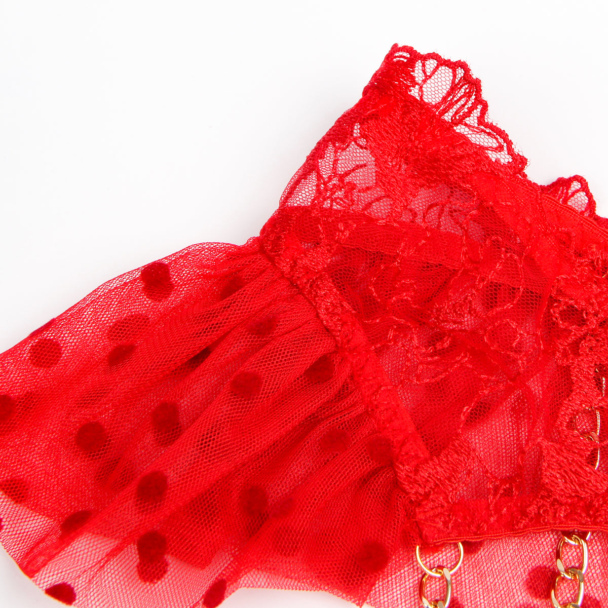 Sexy Lace Garter Bra Panty Set 1C