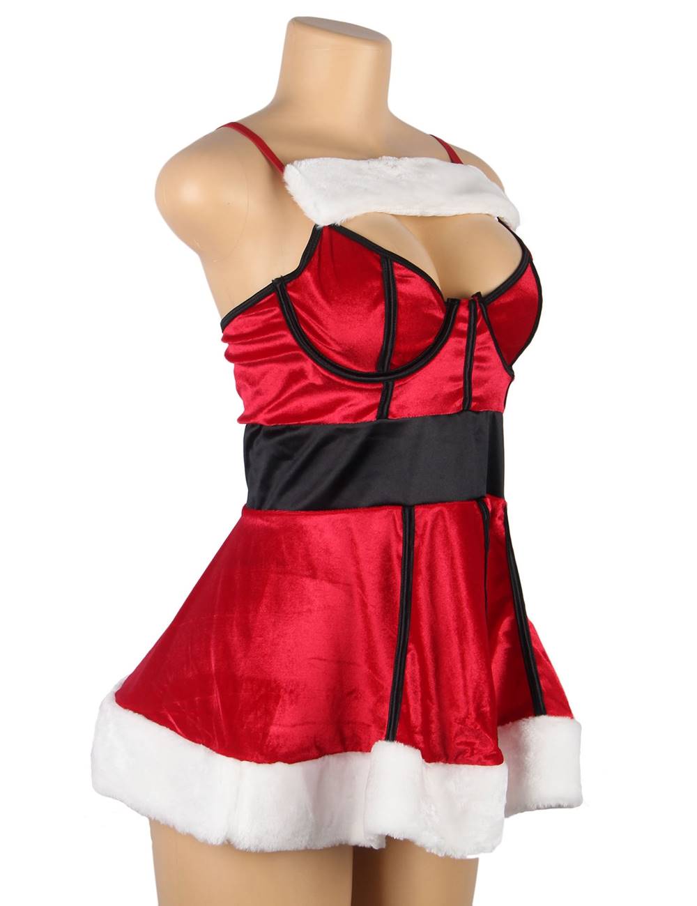 Sexy Red Playful Christmas Dress