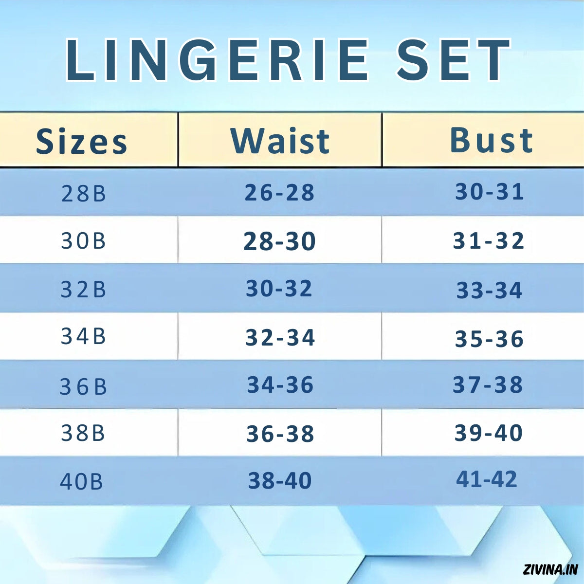 8-Pair Women's Coordinated Bra and Panty Lingerie Set | CB-05