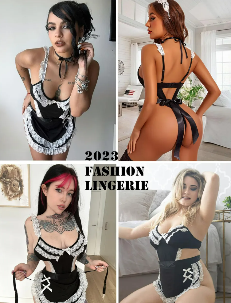 Seductive Maid Roleplay Sexy Lingerie Set | RD-37