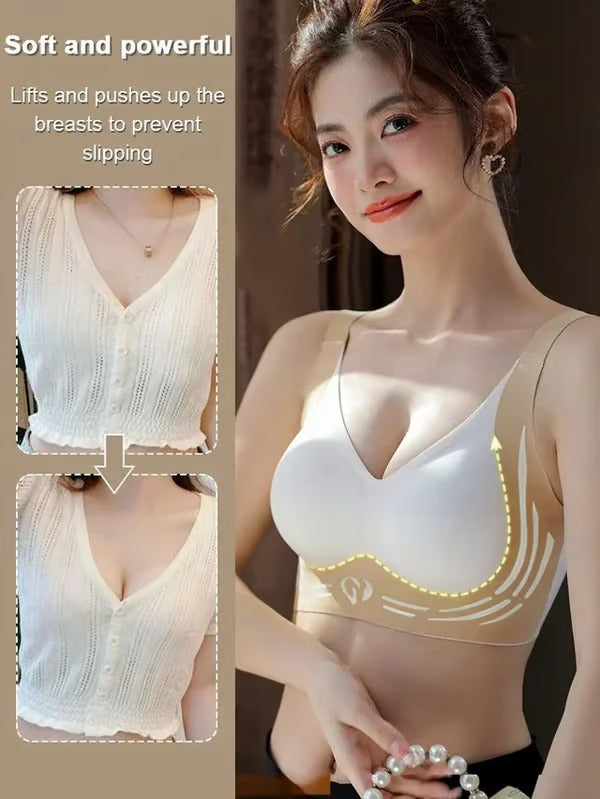 Anti Sagging Wireless Push-Up Bra