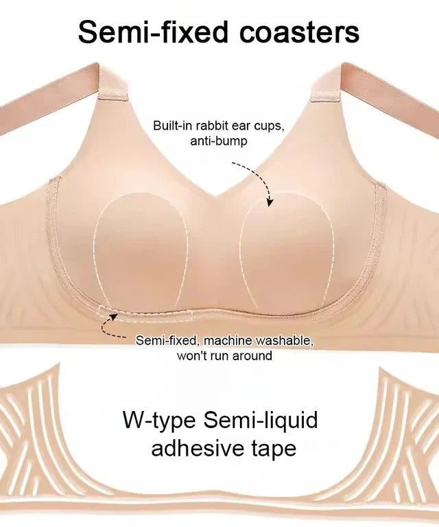 Pack-of-3 | wire-free-non-marking-skin-friendly-push-up-bra-🔥